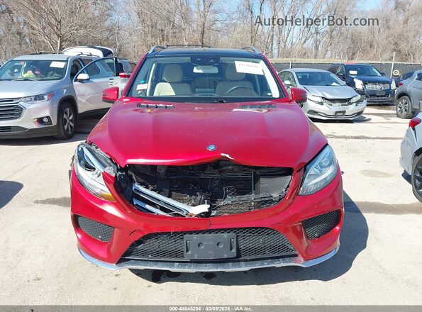 4JGDA5HB5GA735834 2016 MERCEDES-BENZ GLE 350 Красный 