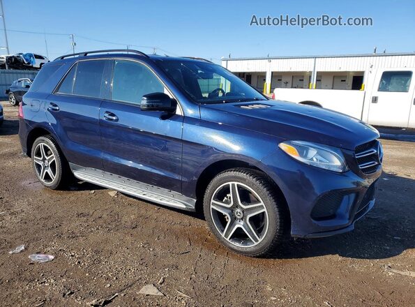 4JGDA5HB5JB203985 2018 MERCEDES-BENZ GLE Blue Przód prawy