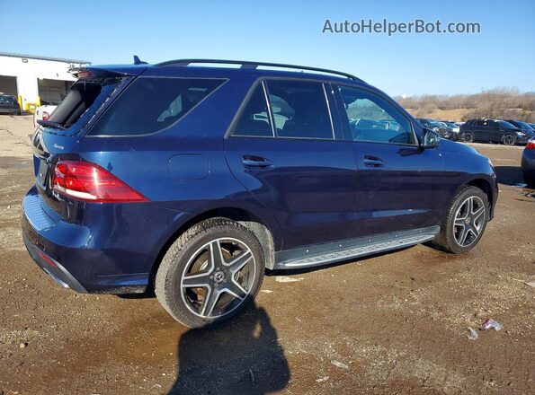 4JGDA5HB5JB203985 2018 MERCEDES-BENZ GLE Blue Tył prawy