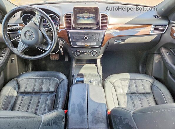 4JGDA5HB5JB203985 2018 MERCEDES-BENZ GLE Blue Widok deski rozdzielczej