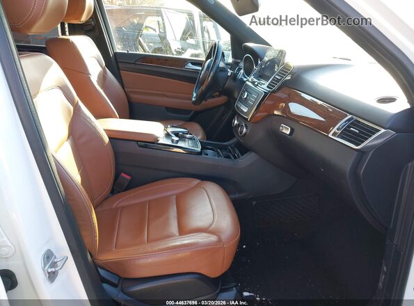 4JGDA5HBXHA879459 2017 MERCEDES-BENZ GLE 350 White Widok wnętrza z przodu