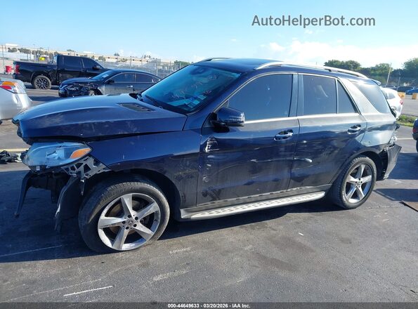 4JGDA5HBXHA918809 2017 MERCEDES-BENZ GLE 350 Blue Вид спереду
