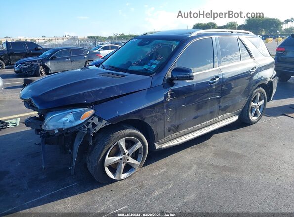 4JGDA5HBXHA918809 2017 MERCEDES-BENZ GLE 350 Blue Передня ліва чверть