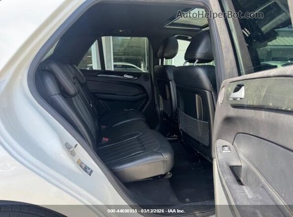 4JGDA5HBXJB087148 2018 MERCEDES-BENZ GLE 350 White Vista de los asientos traseros