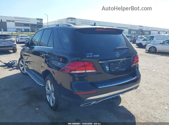 4JGDA5JB1JB010095 2018 MERCEDES-BENZ GLE 350 Черный Задняя левая четверть