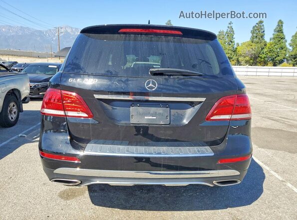 4JGDA5JB2GA728852 2016 MERCEDES-BENZ GLE Black უკანა ხედი