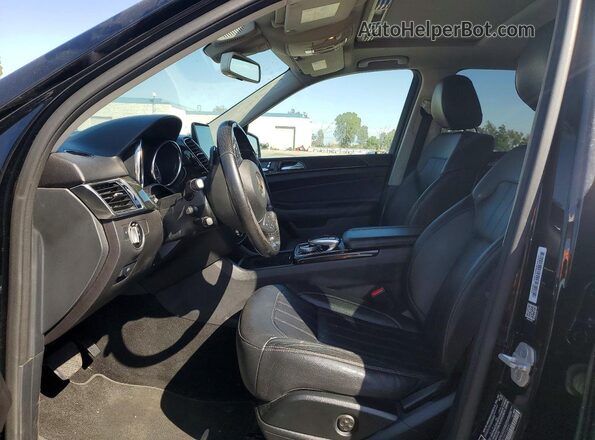 4JGDA5JB2GA728852 2016 MERCEDES-BENZ GLE Black წინა სალონის ხედი