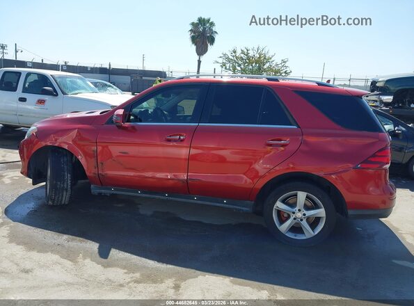 4JGDA5JB5GA779245 2016 MERCEDES-BENZ GLE 350 Red 