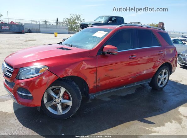 4JGDA5JB5GA779245 2016 MERCEDES-BENZ GLE 350 Red 