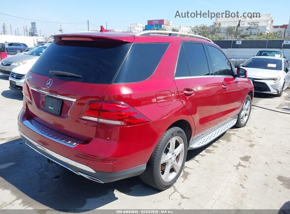 4JGDA5JB5GA779245 2016 MERCEDES-BENZ GLE 350 Red 