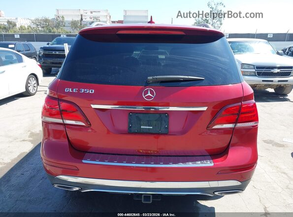 4JGDA5JB5GA779245 2016 MERCEDES-BENZ GLE 350 Red 