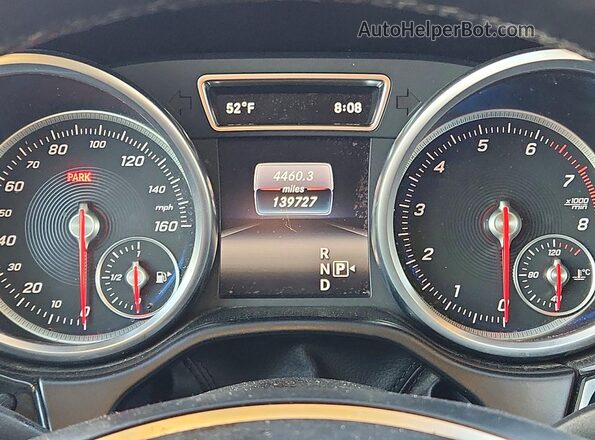 4JGDA5JB9GA687300 2016 MERCEDES-BENZ GLE Серебряный Вид щитка приборов