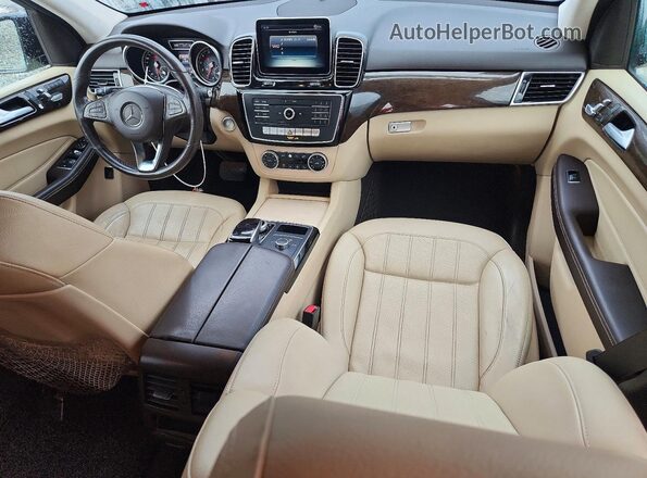 4JGDA5JB9GA705309 2016 MERCEDES-BENZ GLE Black Widok deski rozdzielczej