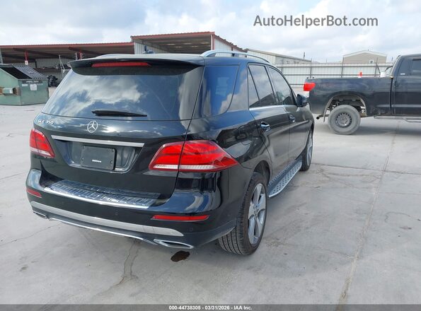 4JGDA5JB9HA944733 2017 MERCEDES-BENZ GLE 350 Black Tył prawy