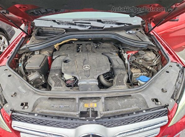 4JGDA6DB9JB147996 2018 MERCEDES-BENZ GLE Red Vista interior trasera