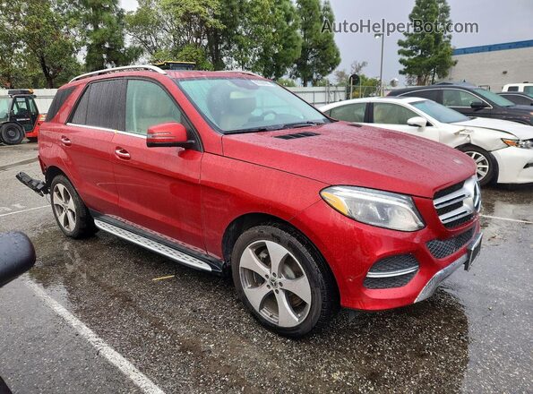 4JGDA6DB9JB147996 2018 MERCEDES-BENZ GLE Red Delantero derecho