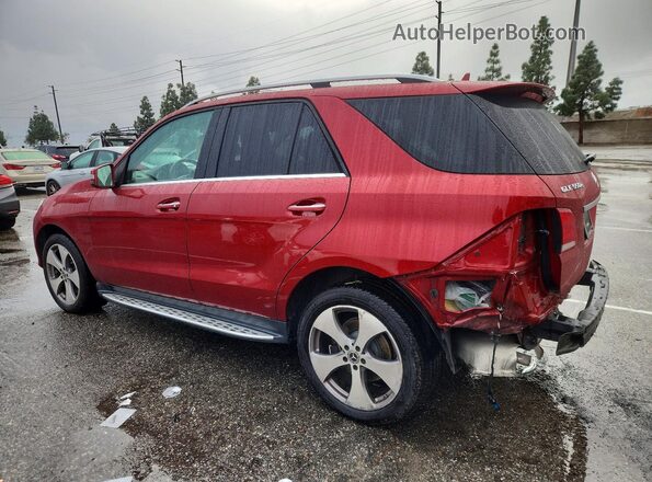 4JGDA6DB9JB147996 2018 MERCEDES-BENZ GLE Red Trasero izquierdo