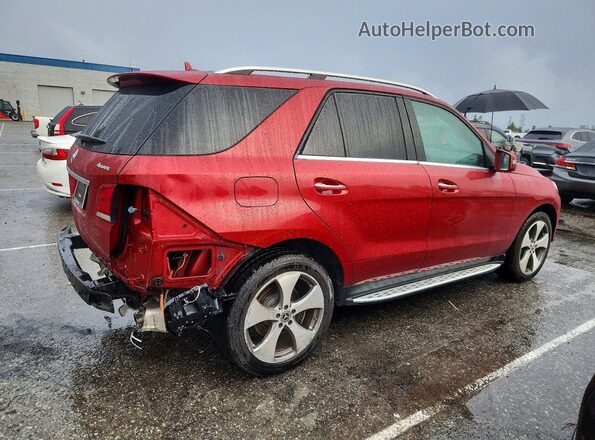 4JGDA6DB9JB147996 2018 MERCEDES-BENZ GLE Red Trasero derecho