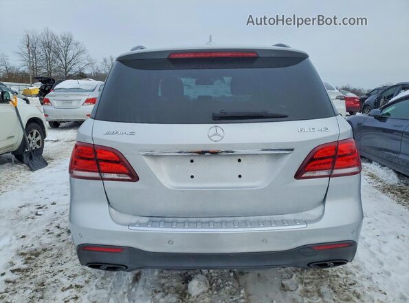 4JGDA6EB8JA999535 2018 MERCEDES-BENZ GLE Silver Vista trasera
