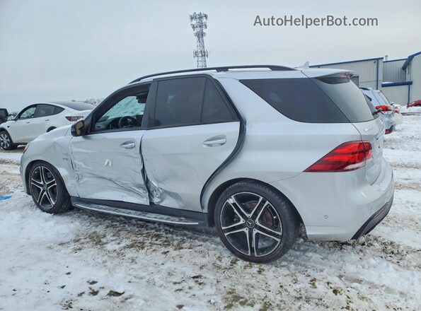 4JGDA6EB8JA999535 2018 MERCEDES-BENZ GLE Silver Trasero izquierdo