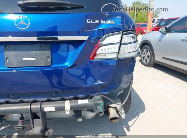 4JGDA7FB4JB111717 2018 MERCEDES-BENZ AMG GLE 63 Blue 