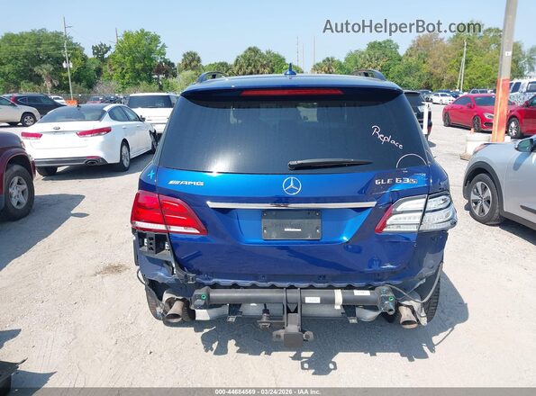 4JGDA7FB4JB111717 2018 MERCEDES-BENZ AMG GLE 63 Blue 