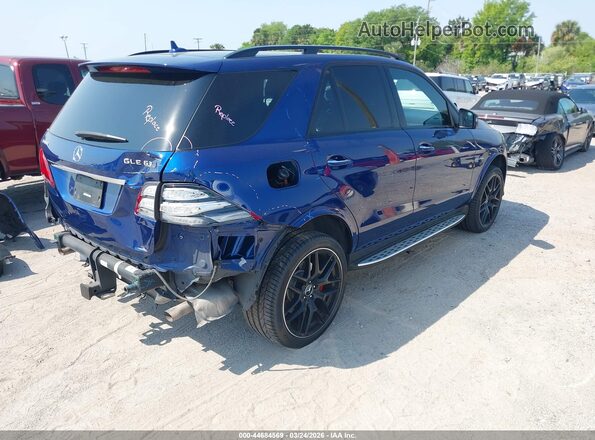 4JGDA7FB4JB111717 2018 MERCEDES-BENZ AMG GLE 63 Blue უკანა მარჯვენა