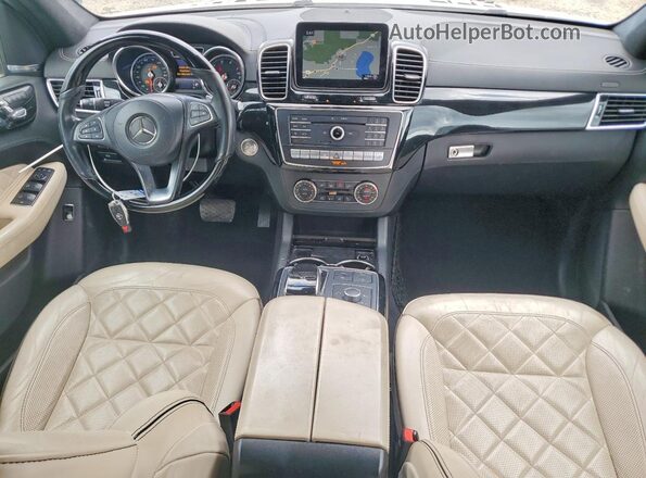 4JGDF6EE0KB225951 2019 MERCEDES-BENZ GLS White Առջևի վահանակի տեսք