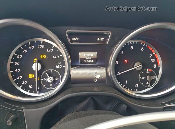 4JGDF6EE1GA694656 2016 MERCEDES-BENZ GL-CLASS Black Սարքավորումների վահանակի տեսք