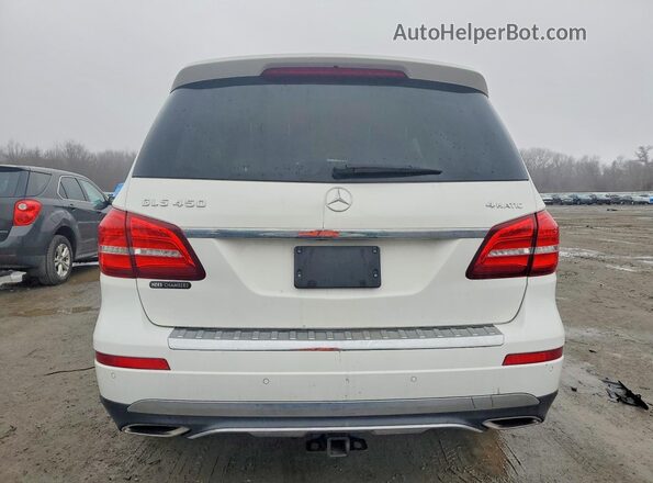 4JGDF6EE1HA756607 2017 MERCEDES-BENZ GLS White Widok z tyłu