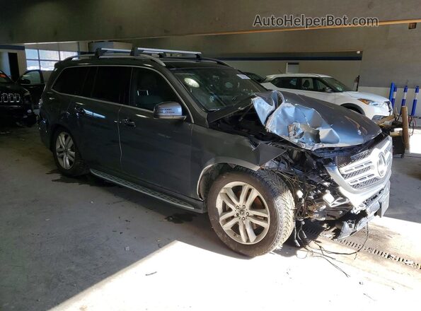 4JGDF6EE1HA917988 2017 MERCEDES-BENZ GLS Gray Delantero derecho