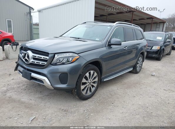 4JGDF6EE2JB022753 2018 MERCEDES-BENZ GLS 450 Gray წინა მარცხენა ხედი სამი მეოთხედიდან