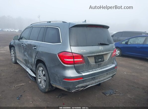 4JGDF6EE3JB098482 2018 MERCEDES-BENZ GLS 450 Серый Задняя левая четверть