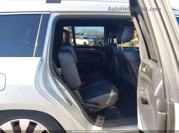 4JGDF6EE4HA889586 2017 MERCEDES-BENZ GLS 450 Silver VIN კოდის სტიკერის ხედი