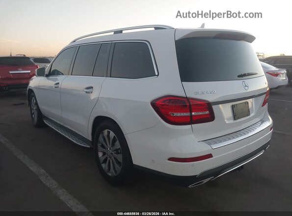 4JGDF6EE4HA895954 2017 MERCEDES-BENZ GLS 450 Белый Задняя левая четверть