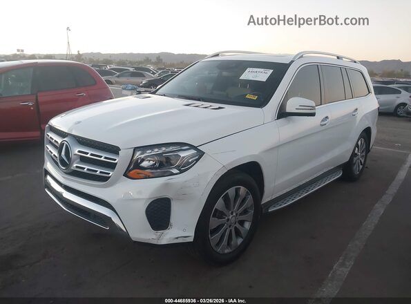 4JGDF6EE4HA895954 2017 MERCEDES-BENZ GLS 450 Белый Передняя левая четверть