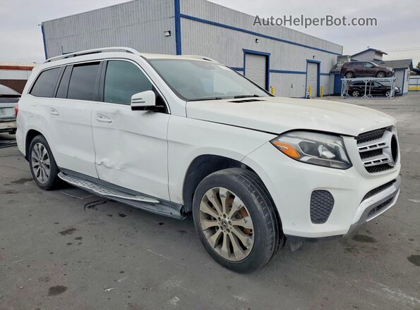 4JGDF6EE4HA942951 2017 MERCEDES-BENZ GLS Белый Передняя правая четверть