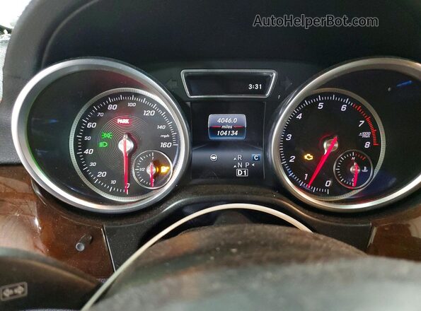 4JGDF6EE6JA996175 2018 MERCEDES-BENZ GLS Gray Widok zestawu wskaźników