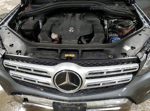 4JGDF6EE6JA996175 2018 MERCEDES-BENZ GLS Gray Widok komory silnika