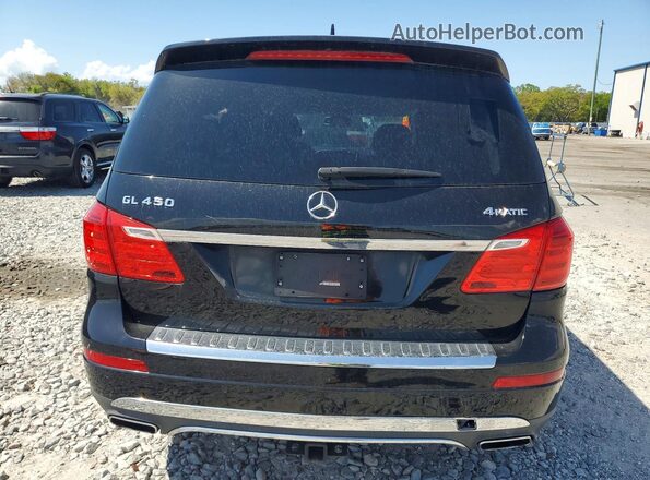 4JGDF6EEXGA636139 2016 MERCEDES-BENZ GL-CLASS Black Вид ззаду