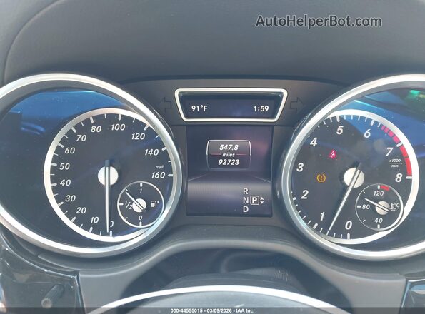 4JGDF7DEXGA646855 2016 MERCEDES-BENZ GL 550 Silver Rear seats view
