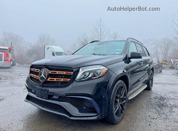 4JGDF7FE7HA897346 2017 MERCEDES-BENZ GLS Black Trasero izquierdo