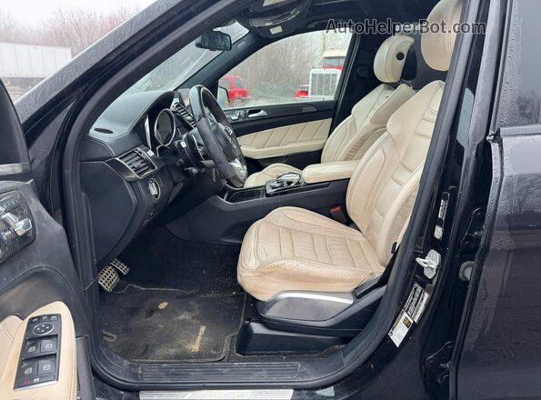 4JGDF7FE7HA897346 2017 MERCEDES-BENZ GLS Black Vista del compartimento del motor