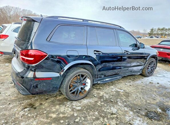 4JGDF7FEXHA781283 2017 MERCEDES-BENZ GLS Black Передня права чверть