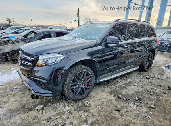 4JGDF7FEXHA781283 2017 MERCEDES-BENZ GLS Black Задня ліва чверть