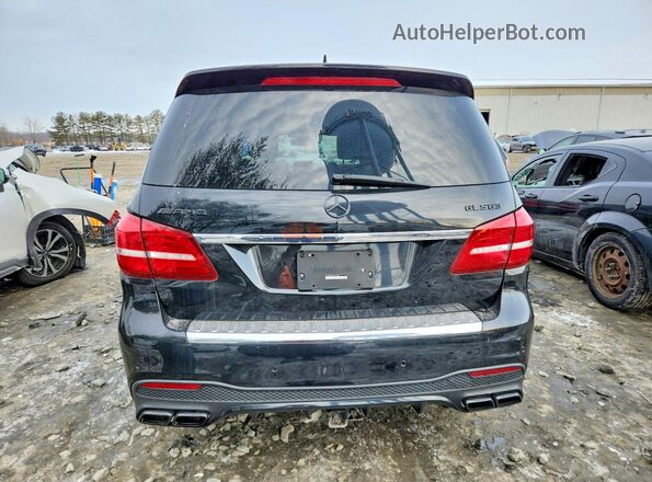 4JGDF7FEXHA781283 2017 MERCEDES-BENZ GLS Black Вид салону спереду