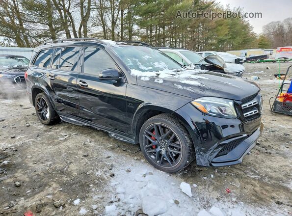 4JGDF7FEXHA781283 2017 MERCEDES-BENZ GLS Black Вид спереду