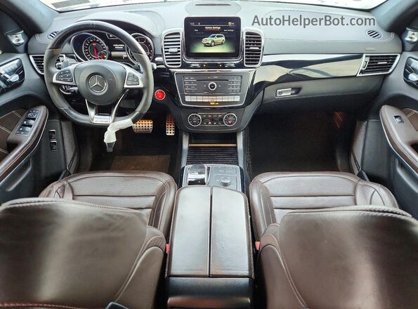 4JGDF7FEXHA781283 2017 MERCEDES-BENZ GLS Black Вид щитка приладів