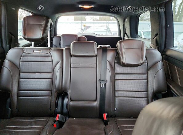 4JGDF7FEXHA781283 2017 MERCEDES-BENZ GLS Black Вид задньої частини салону