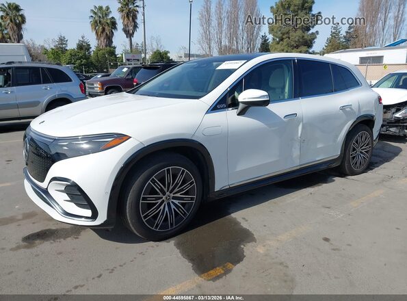 4JGDM2DBXPA010032 2023 MERCEDES-BENZ EQS 450+ SUV Белый Передняя левая четверть